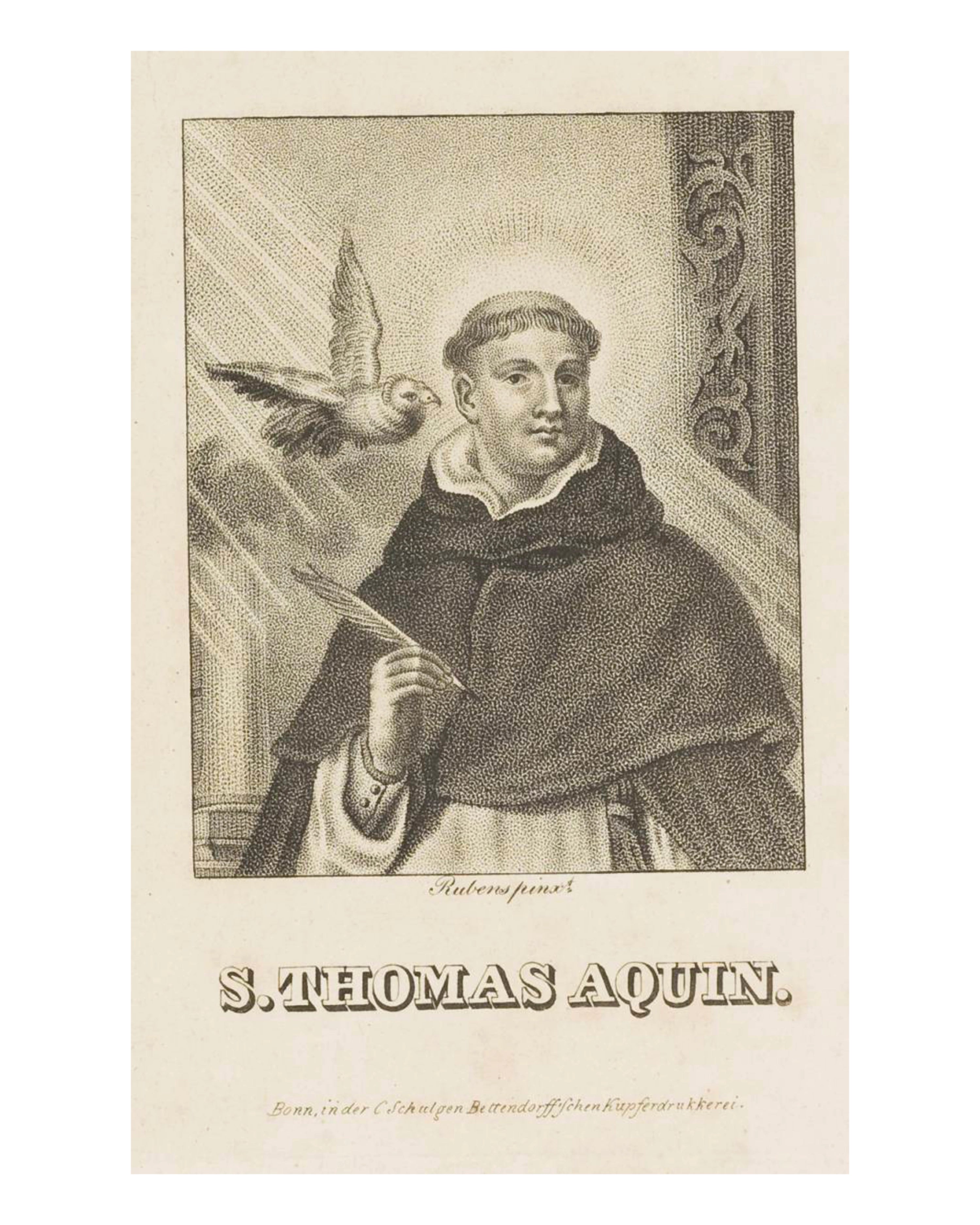 S. Thomas Aquinas von Peter Paul Rubens - Catholic University of Leuven, Belgium